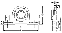 Set Screw Locking Pillow Block Unit, BLLP200 Series-2