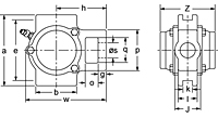 Set Screw Locking Take-Up Unit With Open and Closed Covers, CUCT200CE Series-2