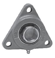 Eccentric Collar Locking Triangle Three-Bolt Flange Unit, BCFTR200 Series