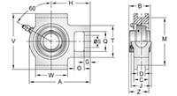 Set Screw Locking Take-Up Unit, MUCST200 Series-2