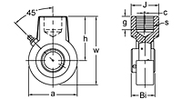 Set Screw Locking Hanger Bearing Unit, UCECH200 Series-2