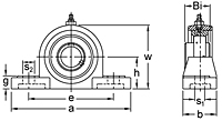 Set Screw Locking Expansion Pillow Block Unit, UCEP200 Series-2