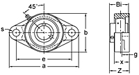 Set Screw Locking Two-Bolt Flange Unit, UCFLX00 Series-2