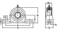 Set Screw Locking Expansion Pillow Block Unit, UCPEU300 Series-2