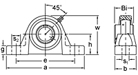 Set Screw Locking Pillow Block Unit, UCPX00 Series-2