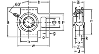 Set Screw Locking Wide Slot Take-Up Unit, UCST200 Series-2