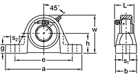 Accu-Loc® Concentric Collar Locking Low Base Pillow Block Unit, UELP200 Series-2