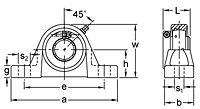 Accu-Loc® Concentric Collar Locking Pillow Block Unit, UEPX00 Series-2