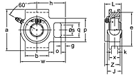 Accu-Loc® Concentric Collar Locking Take-Up Unit, UEST200 Series-2