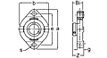 Set Screw Locking Two-Bolt Flange Unit, BLCTE200 Series-2