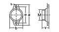 Set Screw Locking Two-Bolt Flange Unit With Closed Cover, KFL000CE Series-2