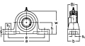 Set Screw Locking Expansion Pillow Block Unit, UCPEU300 Series-2